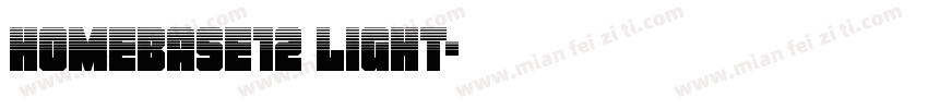 Homebase12 Light字体转换